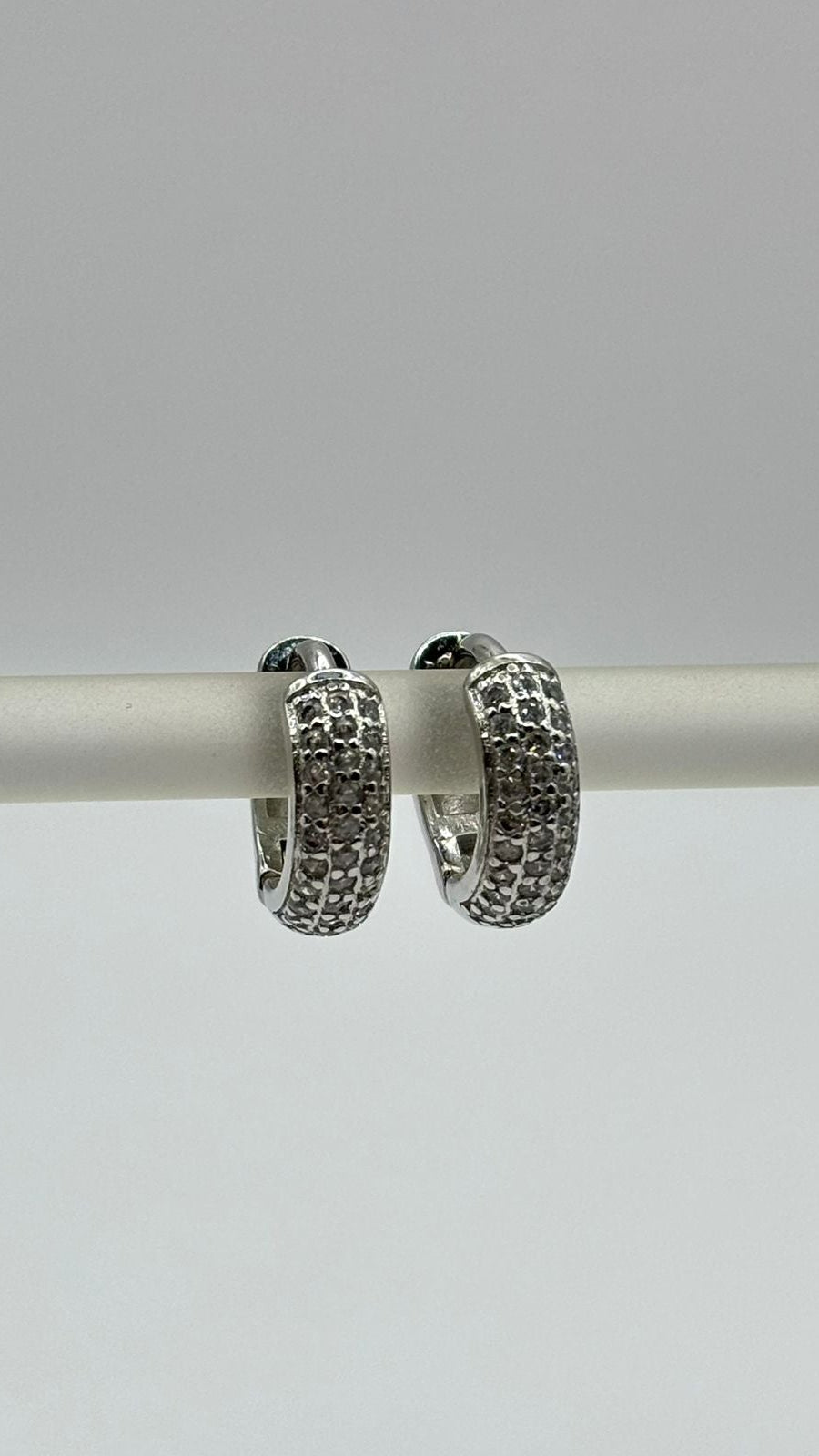 Argollas  Circones - Bañado en Plata
