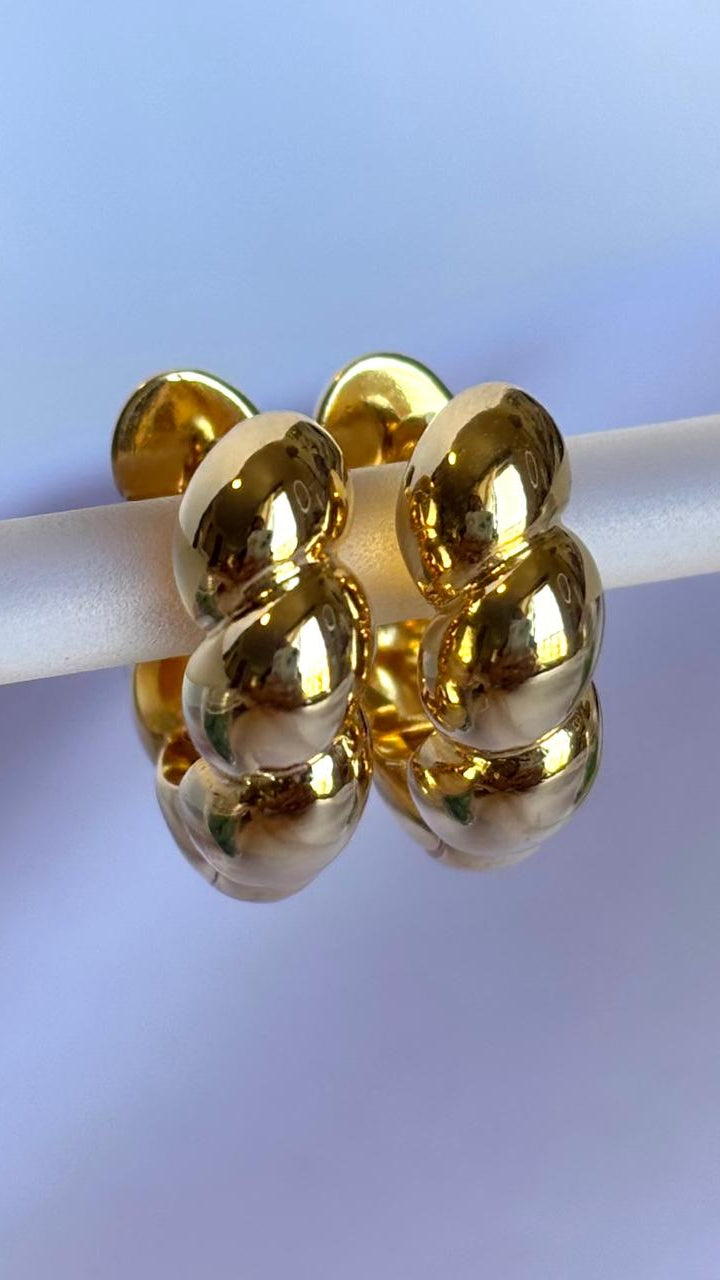 Aros Cordón xl - Bañado en oro