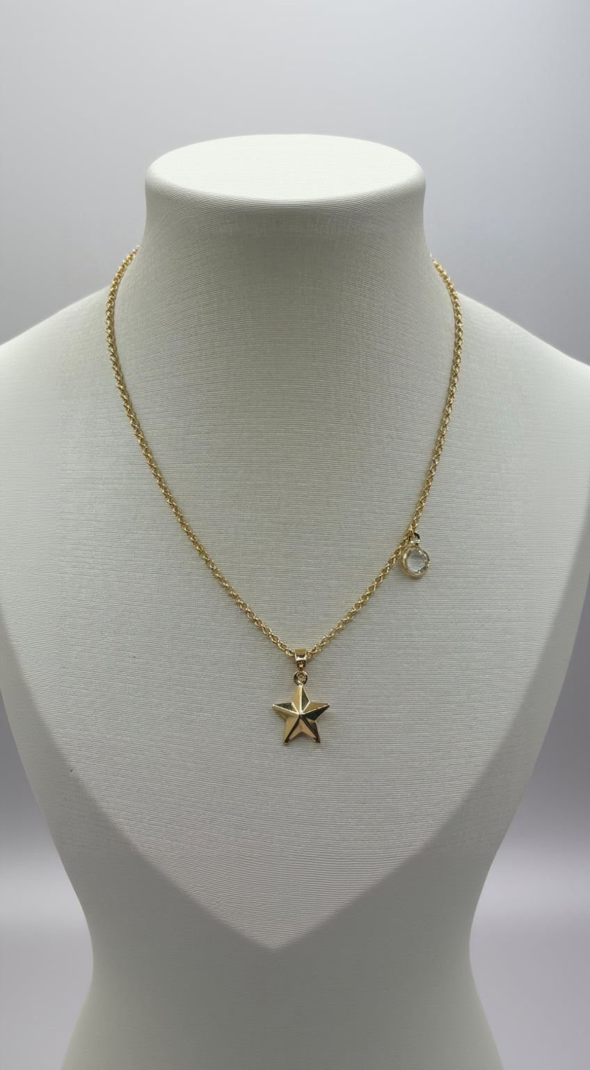 Collar Estrella - Bañado en oro